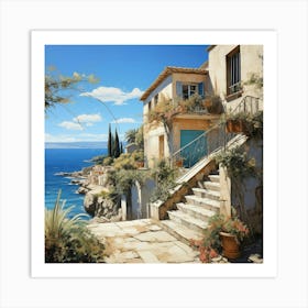 Aegean Coast Art Print