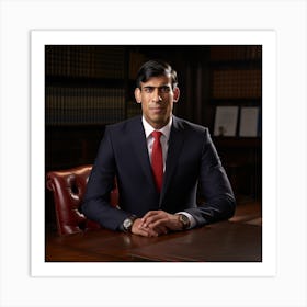 Portrait Of A Lawyer Art Print