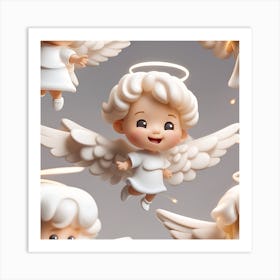 Angels Art Print