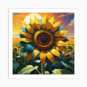 Sunflower 35 Art Print