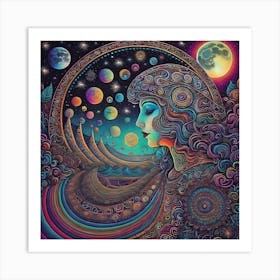 Celestial Crescendo Art Print