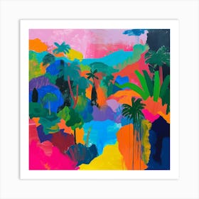 Abstract Travel Collection Dominica 3 Art Print