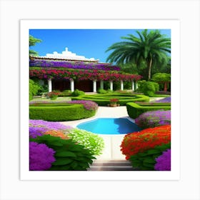 Beautiful Garden Art Print