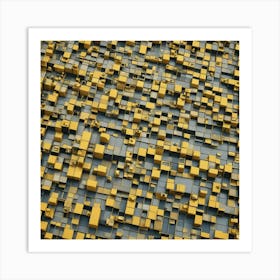 Cubes 1 Art Print