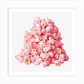 Pink Popcorn 8 Art Print