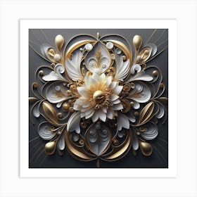 Paper Flower Art Print