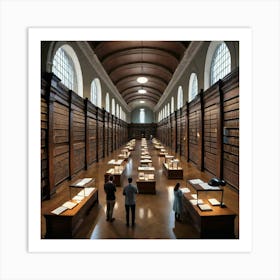 Library 2 Art Print