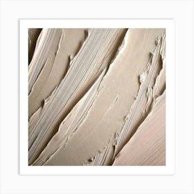 Texture Of Beige Paint Art Print