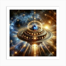 Alien Spaceship 1 Art Print