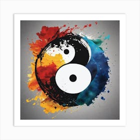 Yin Yang 2 Art Print