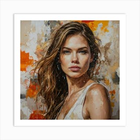 Portrait Of A Woman Art Print