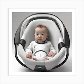 Futuristic Baby Car Seat Art Print