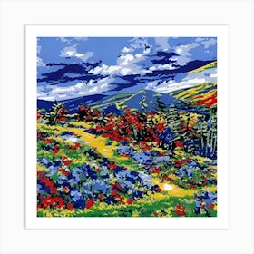 Of Wildflowers Art Print