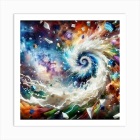 Swirling Vortex Art Print