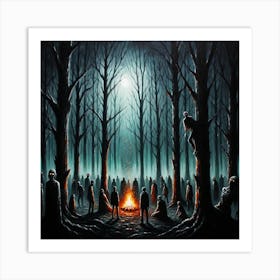 Dark Forest 1 Art Print