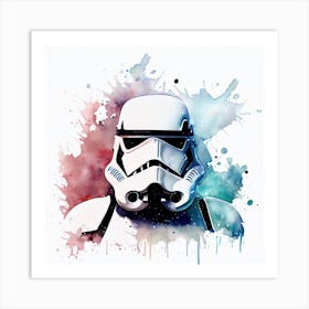 Stormtrooper Watercolor Art Print