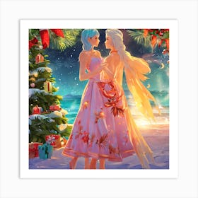 Christmas Fairy Art Print
