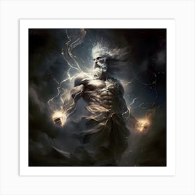 God Of Thunder Art Print