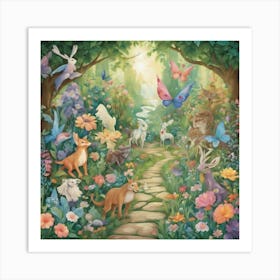 Fairy Garden 6 Art Print