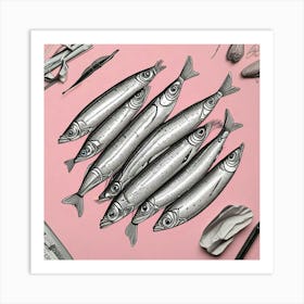 Sardines 2 Art Print