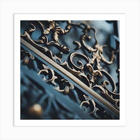 Wrought Iron Gate 2 Art Print