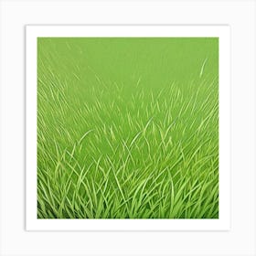 Green Grass Art Print