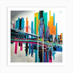 Sydney Skyline Art Print