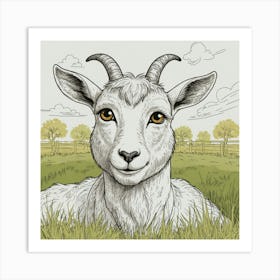 Goat! 9 Art Print