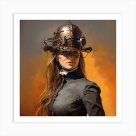 Steampunk Girl 34 Art Print