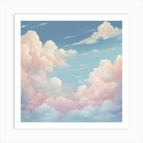 Clouds In The Sky 17 Art Print