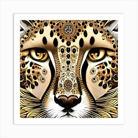 Beautiful Leopard Art Print