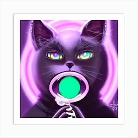 Gummy Cat Art Print