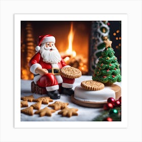 Christmas Santa 24 Art Print