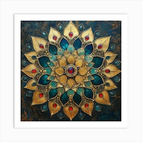 Mandala Art 14 Art Print