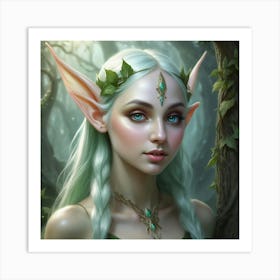 Elf Girl 3 Art Print