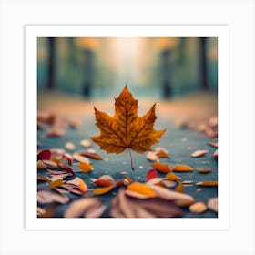 Autumn Leaf 2 Art Print