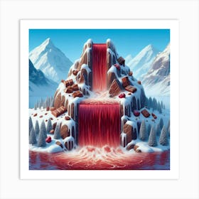 Wine Mountain Art Print