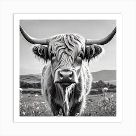 Highland Cow 9 Art Print