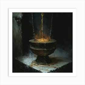 Throne Of Fire 1 Art Print