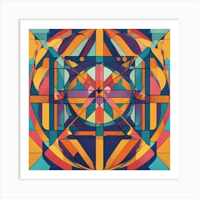 Geometric Pattern Art Print