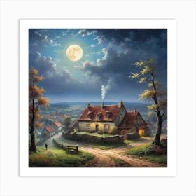 Night In The Country Art Print