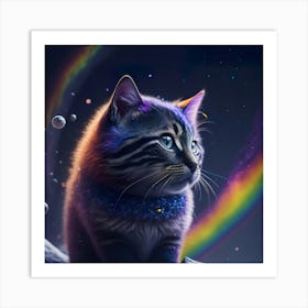 Cat Galaxy (32) Art Print