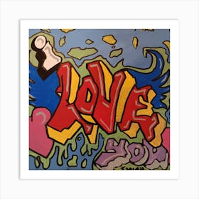 Love You Art Print