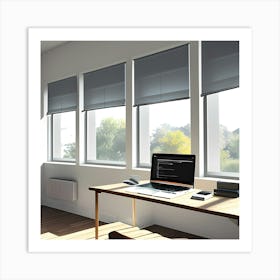 Room With Windows Art Print