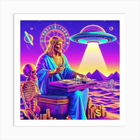 Dj Jesus 3 Art Print