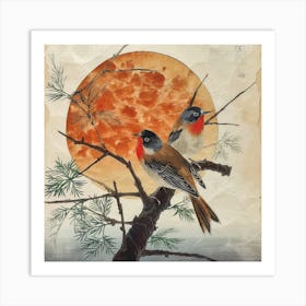 Birds. The Poem Of The Fluttering Seasons [鳥たち: 羽ばたく季節の詩] (IX) Art Print