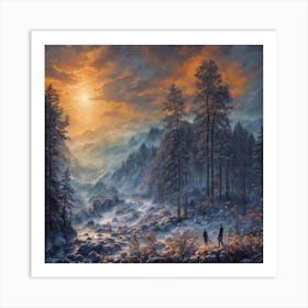 Winter Landscape Art Print