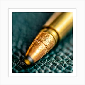 Close Up Of A Bullet Art Print