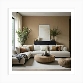 Modern Living Room 55 Art Print