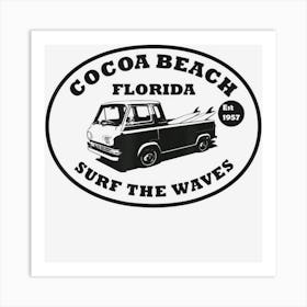 Cocoa Beach Florida Surf Art Print